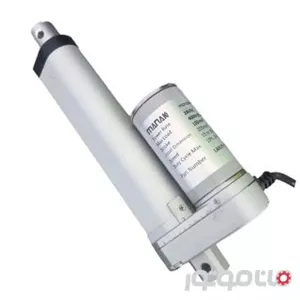 جک برقی ماناک 400 نیوتن کورس 10 سانت، سرعت 25 میلیمتر بر ثانیه 24 ولت، مدل LAN25