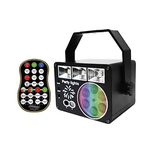 مینی رقص نور پرتابل USB مدل Party Light DQ-407 ریموت‌دارقابلیت کار با پاوربانک