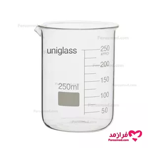بشر 250cc یونی گلس مدل شیشه ای
