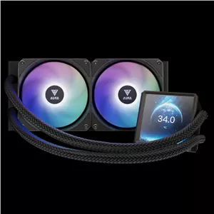 خنک کننده مایع پردازنده گیم دیاس مدل AURA GL240 LCD