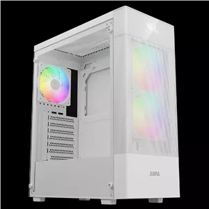 کیس کامپیوتر گیم دیاس مدل AURA GC5 ELITE ARGB WH