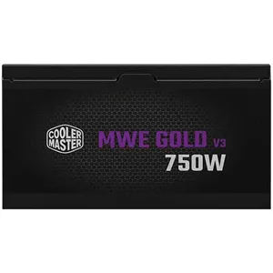 منبع تغذیه کامپیوتر کولر مستر مدل MWE Gold 750 ظرفیت ۷۵۰ وات فول ماژولار