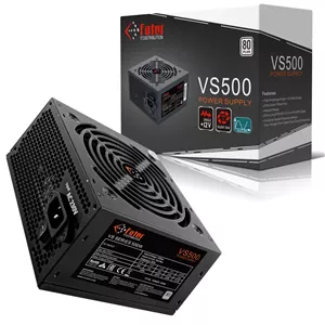 منبع تغذیه کامپیوتر فاطر مدل VS500 80 Plus White توان 500 وات