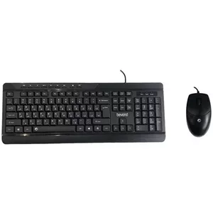 کیبورد و ماوس سیم دار بیاند مدل BK-4455