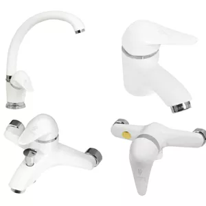 شیر ظرفشویی زرشام مدل مرجان سفید کروم