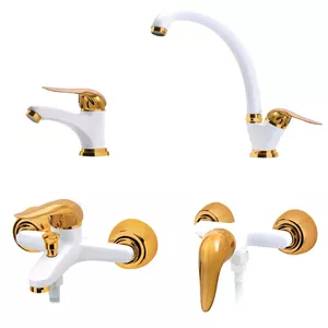 شیر دوش زرشام مدل مرجان سفید طلا