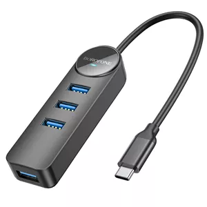 هاب شارژ 20 سانتی متری 4در1 با سری تایپ سی بروفون مدل DH5