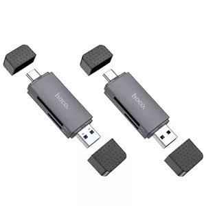 کارت خوان 2 در 1 هوکو مدل HB45 USB3.0 با سری تایپ سی