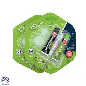 چسب دوقلو زیپر وزن 16 گرمی شفاف