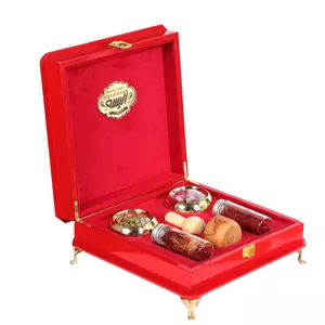 زعفران کادویی الیسه چوبی آرامش قرمز 4.5 گرم کد 501