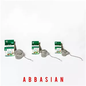 صافی قابلمه ای توری چای زنجیردار در سه سایز