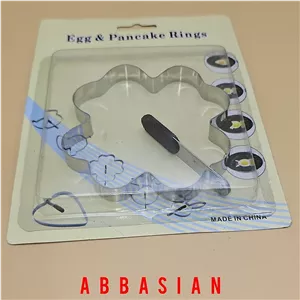 قالب تخم مرغ و پنکیک و کوکو گل استیل