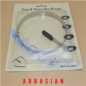 قالب تخم مرغ و پنکیک و کوکو دایره استیل