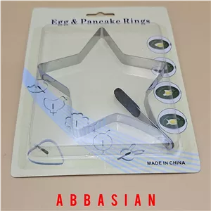 قالب تخم مرغ و پنکیک و کوکو ستاره استیل