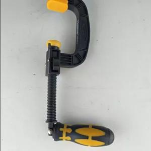 گیره پلاستیکی پیچی ضامن دار حرفه ای با مغزی فلزی مخصوص کار با چوب و ام دی اف - برند اصلی Hoteche هوتچ (290452)