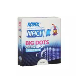 کاندوم بیگ دات خاردار درشت 3 عددی کدکس