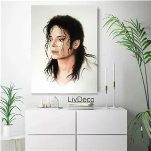 تابلو بوم چاپی لاویا طرح مایکل جکسون کد ART-985