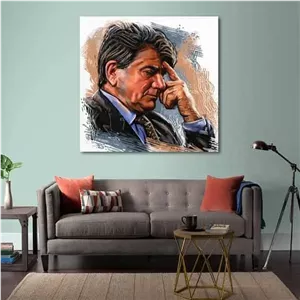 تابلو بوم چاپی لاویا طرح استاد شجریان کد ART-1719