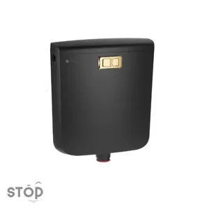 فلاش تانک ایمن آب مدل کاسپین - مشکی کلید طلایی