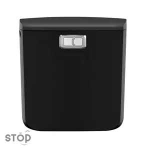 فلاش تانک ایمن آب مدل کاسپین - مشکی کلید کروم