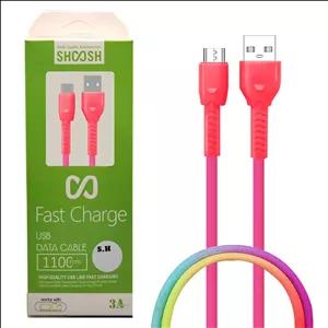 کابل فست شارژ تایپ سی شوش SHOOSH Type C SH-203C 3A 110CM