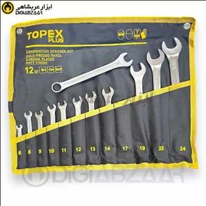 آچاریکسر رینگ یکسر تخت 12 عددی کیفی تاپکس TOPEX سایز 6 تا 24