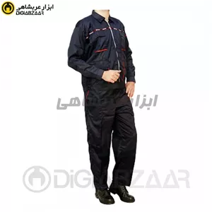لباسکار دوتکه مدل مولکول رنگ سرمه ای سایز M