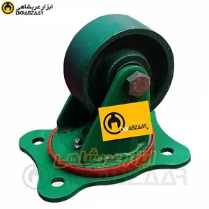 چرخ 10 گردان فولادی روتراشی سبز