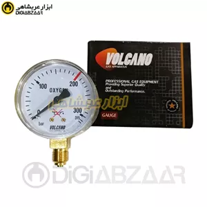 مانومتر رگلاتور اکسیژن 315 بار ولکانو VOLCANO