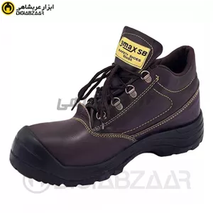کفش کار ( پوتین ایمنی ) ایمن پا تری مکس قهوه ایی سایز 45
