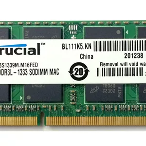 رم لپ تاپ کروشیال مدل DDR3 1333 PC3L ظرفیت 8 گیگابایت