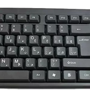 کیبورد ایکس پی‌پروداکت مدل XP-8800N | کیبورد فول سایز اداری با حروف فارسی