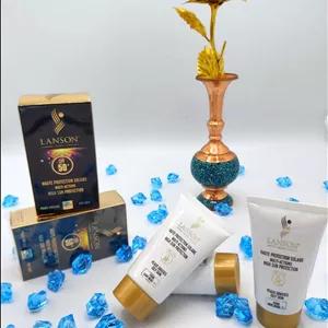 کرم ضدآفتاب لانسون رنگی اس پی اف 50 شماره یک و نیم پوشش دهی بالا و ماندگاری بالا و فاقد چربی و ..)