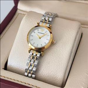 ساعت زنانه امپریو آرمانی صفحه نقره‌ای کد ۳۲۵