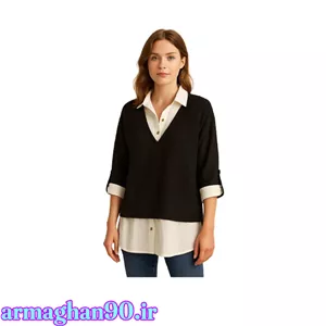 شومیز زنانه وست پشت بلند