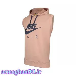 هودی مردانه آستین حلقه ای کلاه دار چاپ نایک