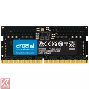 رم لپ تاپ کروشیال 16 گیگابایت تک ماژول DDR5 CL46 CT16 باس 5600