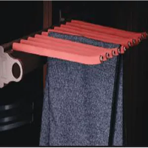 رک جای شلوار دیواری یک طرفه11.5*45.5*35 رنگ موکا قرمز فرنچ استایل فانتونی کد J901