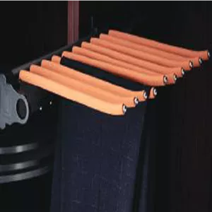 رک جای شلوار دیواری یک طرفه 11.5*45.5*35 رنگ طوسی نارنجی فرنچ استایل فانتونی کد J921