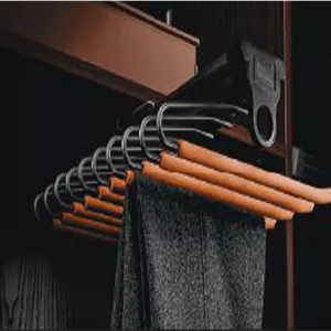 رک جای شلوار سقفی یک طرفه14*47*34 رنگ طوسی نارنجی فرنچ استایل فانتونی کد J923