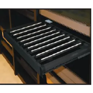 رک ریلی جای شلوار داخل کمد لباس رنگ مشکی طرح ایتالین سایز 90 فانتونی کد J534