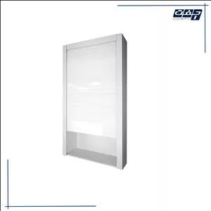 مکانیزم هوایی برقی درب کرکره ای (رولر شاتر) شیشه رنگ سفید عرض 75 سانتی متر فانتونی کد C801