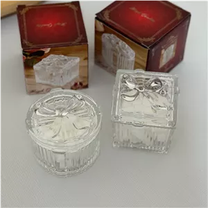 قندان شیشه ای مدل پاپیون 
