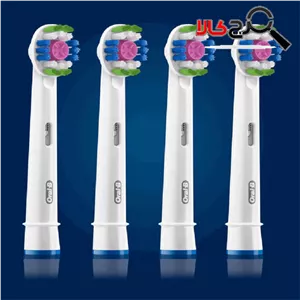 سَری مسواک برقی اورال-بی ۳d White 4 pcs 
