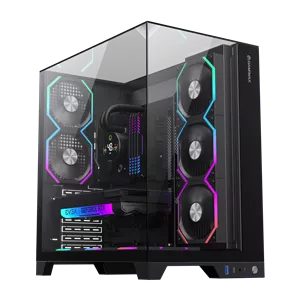 کیس کامپیوتر گیم مکس مدل Infinity Pro ARGB Mid Tower Black