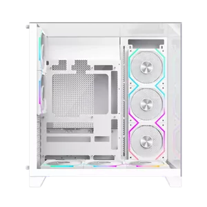 کیس کامپیوتر گیم مکس مدل Infinity Pro ARGB Mid Tower White