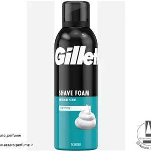 فوم اصلاح ضد حساسیت ژیلت gillette حجم 200 میل