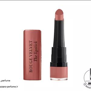 رژ لب جامد مات مخملی بورژوآ رنگ ROSE BRÚLE شماره 47 حجم 2.4 گرم