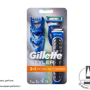 ماشین اصلاح و خط‌ زن ریش ژیلت مدل Styler 3in1 ضد آب (Gillette Styler 3in1)