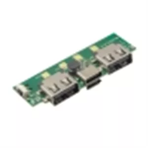 ماژول ساخت پاوربانک دارای USB Type-C و دو خروجی USB مدل V8